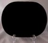  G-SB-8.5x11OvalEP:  Laser Grade, Super Black Granite, 8.5" x 11" x 10mm Oval, (5 face polished).