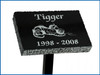 Tribute Stand with a 3" x 4" Horizontal Mounting Plate and 24" long  post -