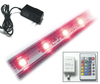 SSK-RGB-6: RGB EdgeLite Starter Sign, 6" Wide Acrylic x 12" x 1/4" Starter Sign Kit,  with 6" LED Light Strip