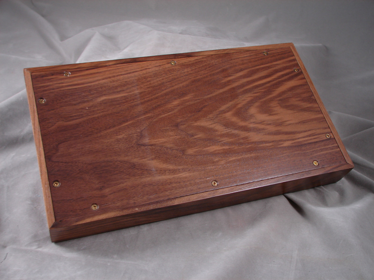 Walnut Serving Tray, With a Removeable Bottom for ease of Laser Engraving