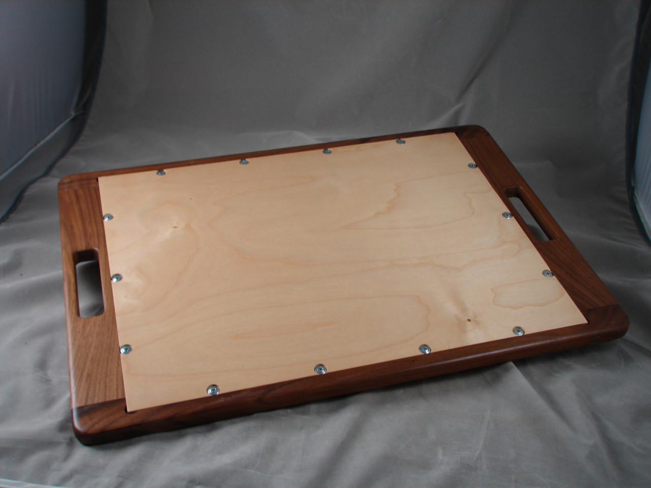 Removeable Bottom of serving tray for ease of Laser Engraving