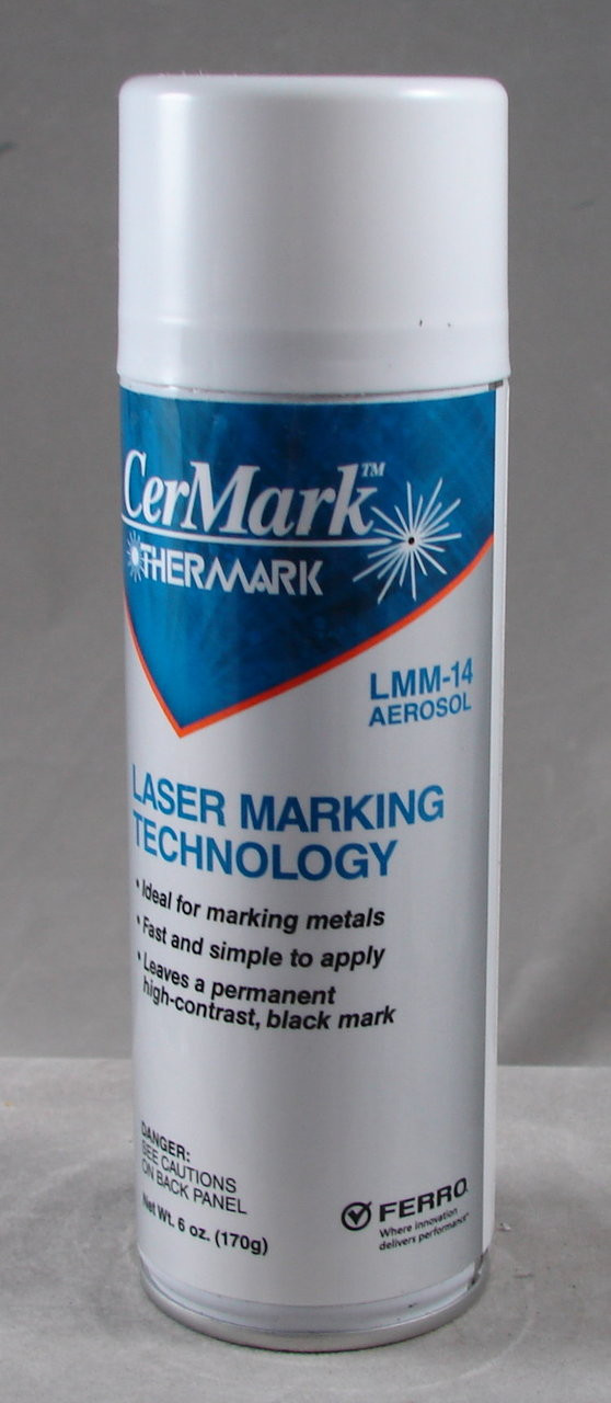 LMM14.A6: Black, 6 ounce Aerosol Spray for Metal Marking