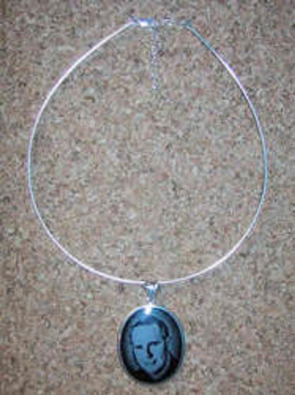 124SS: Sterling Silver Round Omega Necklaces, Expandable to 20" Over all length,.