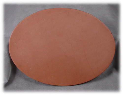 Natural Leather Oval - 5-1/2" x 7-1/2"