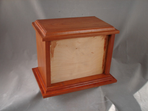 Large Cherry Urn with Horizonal Opening for Marble