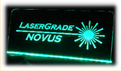 LaserGrade™ EdgeLite™ Kits - LaserGrade™ Black Acrylic Light Base -  LaserSketch Ltd.