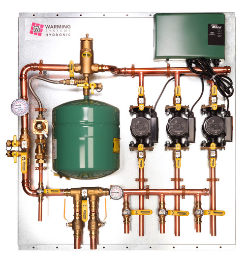 3-Zone Hydronic Panel