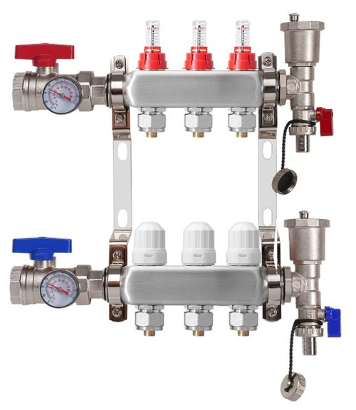 3-Loop Radiant Heat Manifold