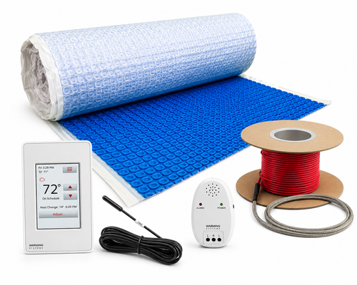 130 SQ. FT. 120V CABLE STICK MEMBRANE SYSTEM WITH THERMOSTAT