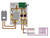 3 Zone - Assembled Hydronic Panel for Radiant Floor Heat, Baseboard - Radiator Heat and Snow Melt