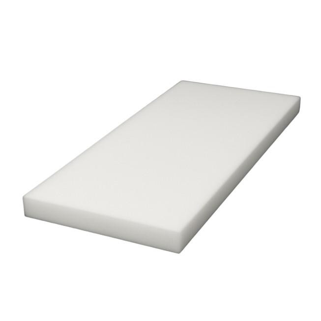 Low-Cost Upholstery Foam Sheets, image of a white rectangular foam sheet suitable for furniture and craft upholstery.