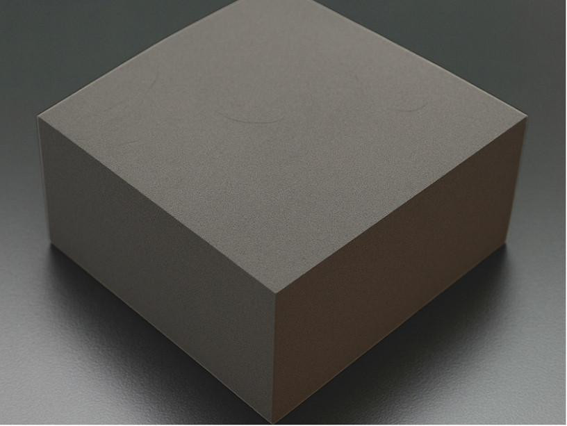 EVA Foam Sample, gray rectangular foam block for crafting or insulation.