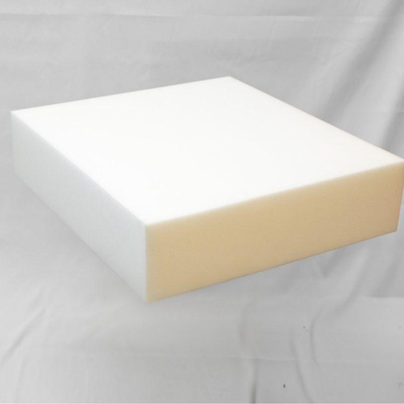 Polyurethane Foam, white rectangular insulation foam block for thermal and sound insulation.