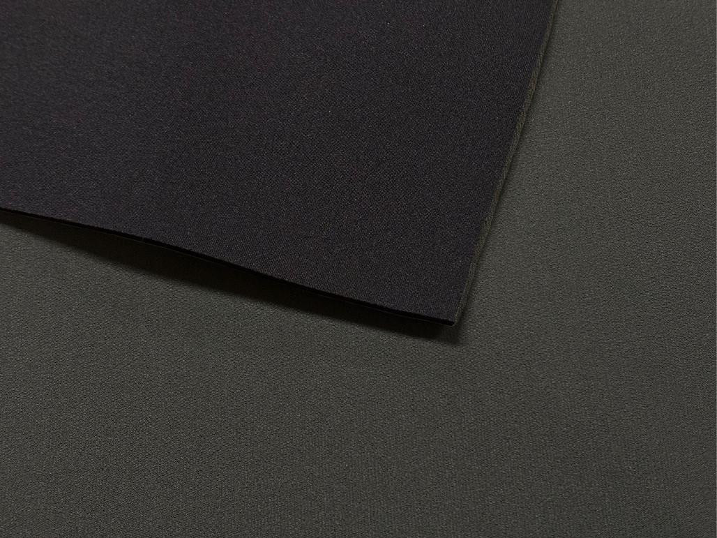 1.5mm Neoprene Sheet - Front: Nylon, Back: Nylon, black neoprene sheet with nylon facing