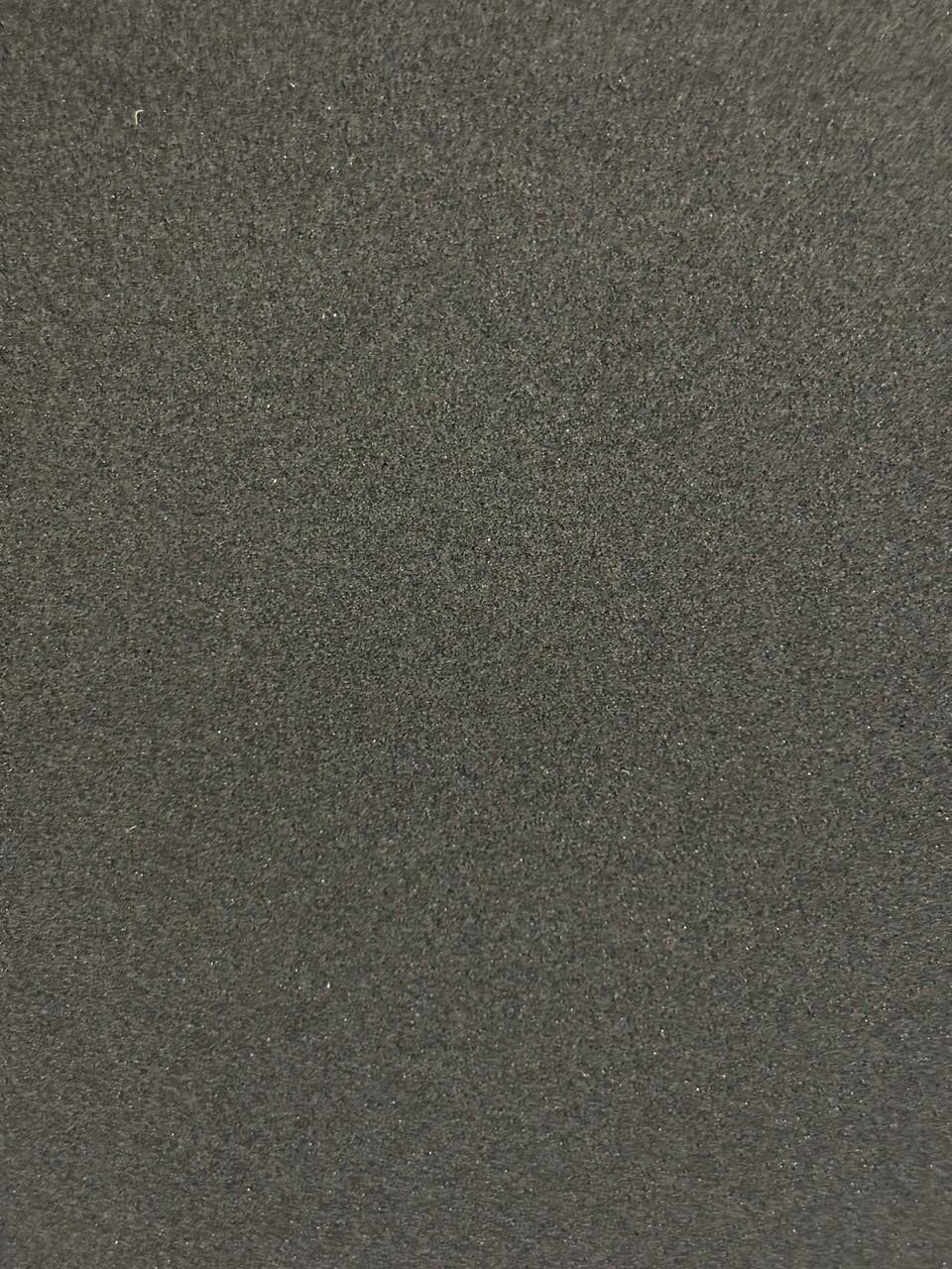 2mm Neoprene Sheet, Front: Plain Rubber, Back: Colored Nylon, close-up view of textured black surface.