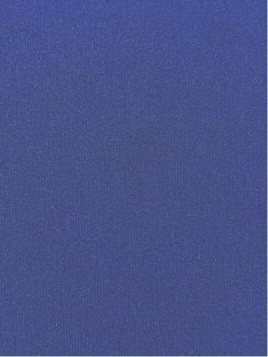 2mm Neoprene Sheet, front: plain rubber and back: colored nylon in vibrant blue color.