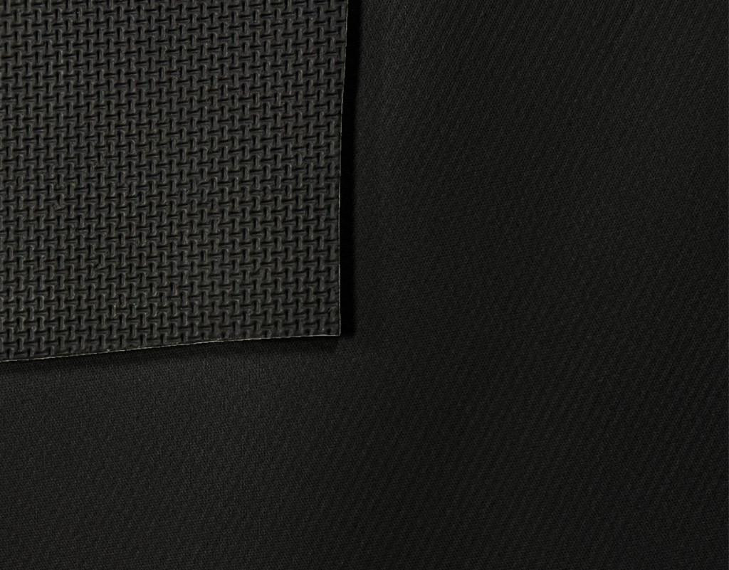 2mm Textured / Shark Skin Neoprene Sheet, front textured surface with nylon backing.