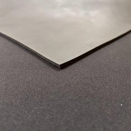 3mm Neoprene Sheet, front smooth surface and back nylon layer.