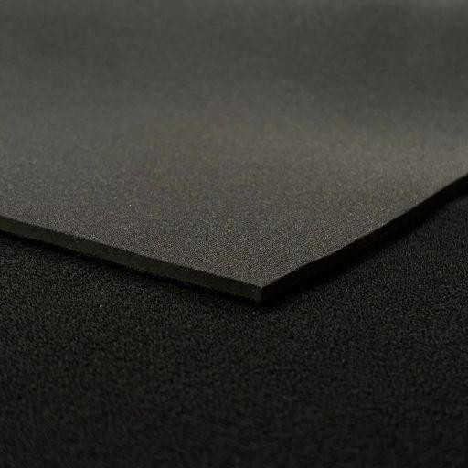 3mm Velcro Compatible Neoprene Sheet, front side with uloop texture and back side with nylon surface.
