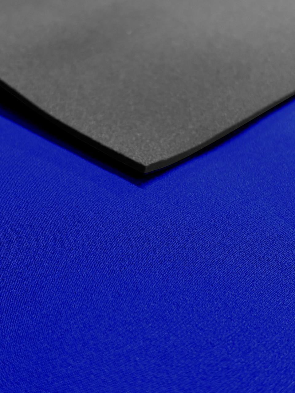 4mm Neoprene Sheet, Front: Colored Nylon, Back: Black Nylon, close-up image showing the textured surface of the neoprene material with colored and black nylon sides.