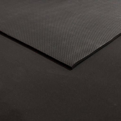 4mm Textured / Shark Skin Neoprene Sheet, showing textured front side and plain back side for versatile use in waterproof and insulation applications.