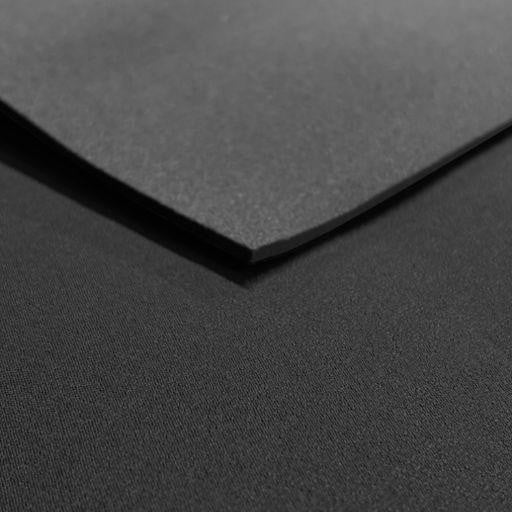5mm Neoprene Sheet, front side with colored nylon and back side with black nylon, suitable for insulation and craft projects.