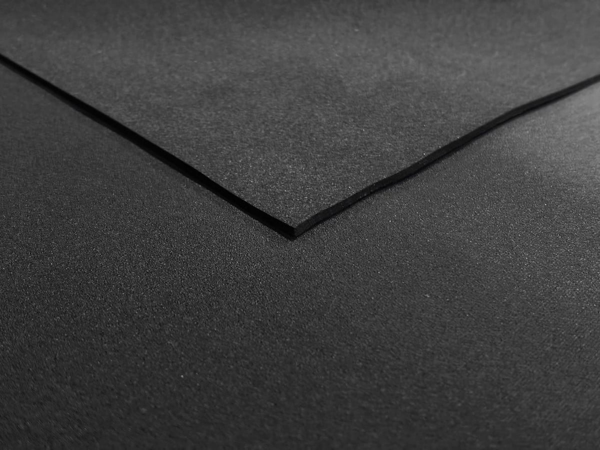 5mm Neoprene Sheet, with front plain surface and back nylon surface visible in the image.