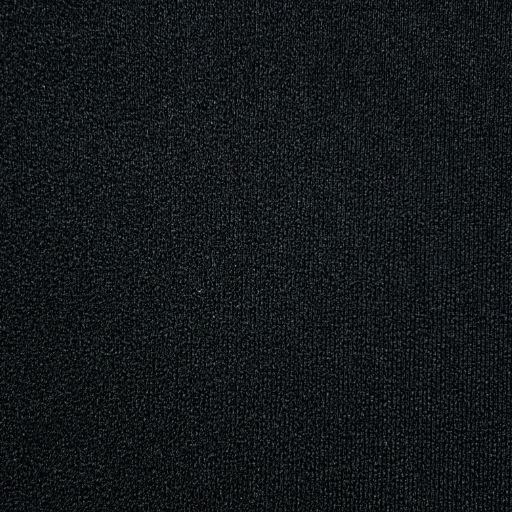 6mm Velcro Compatible Neoprene Sheet - Front: Uloop, Back: Nylon, black textured surface for versatile fastening applications.