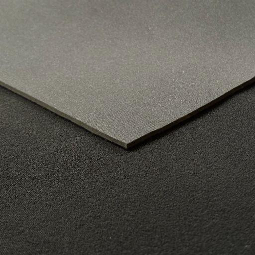 6mm Velcro Compatible Neoprene Sheet, front Uloop side and back nylon side for versatile fastening applications.