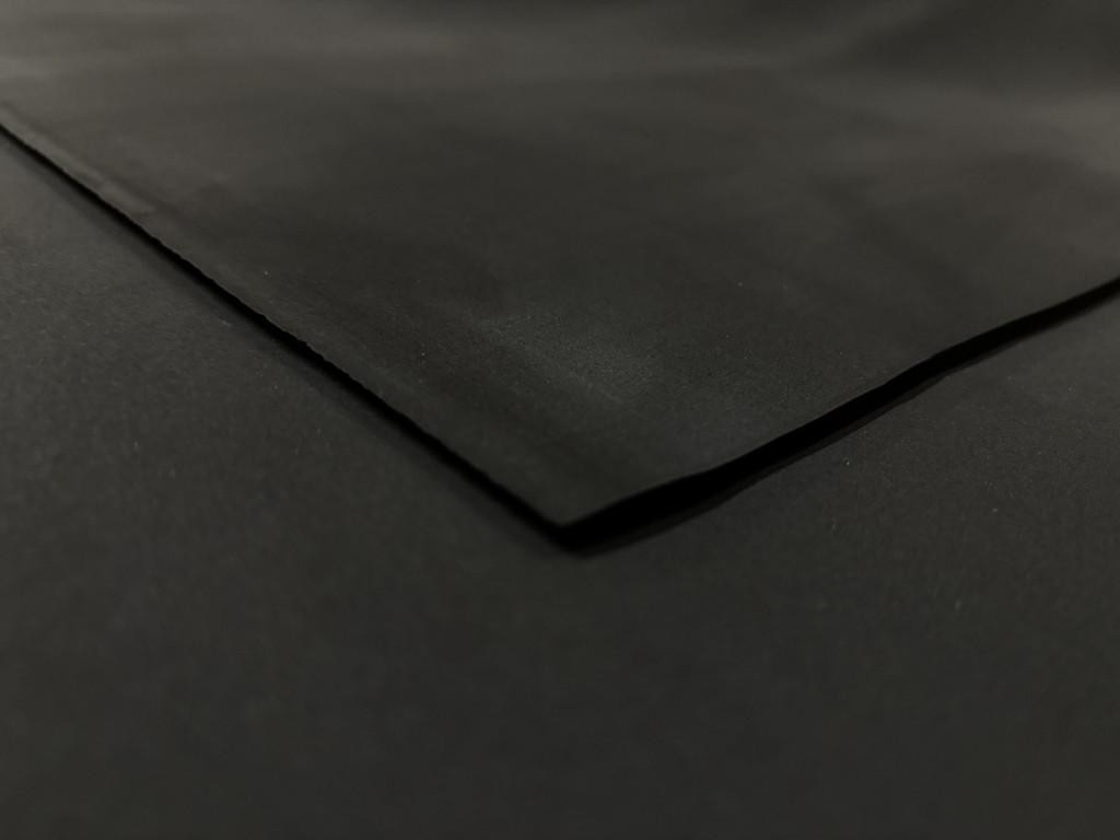 2mm Neoprene plain, black neoprene fabric layer for industrial or crafting use.