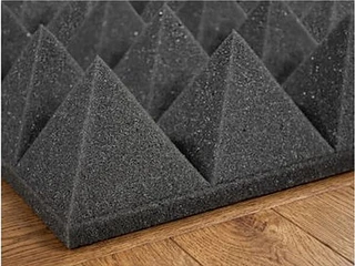 Acoustic pyramid foam panel
