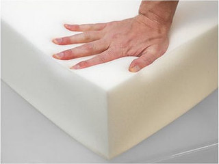 White conventional polyurethane foam