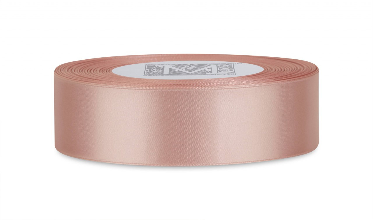 Double Faced Satin Ribbon - Tea Rose, Pink Ribbon