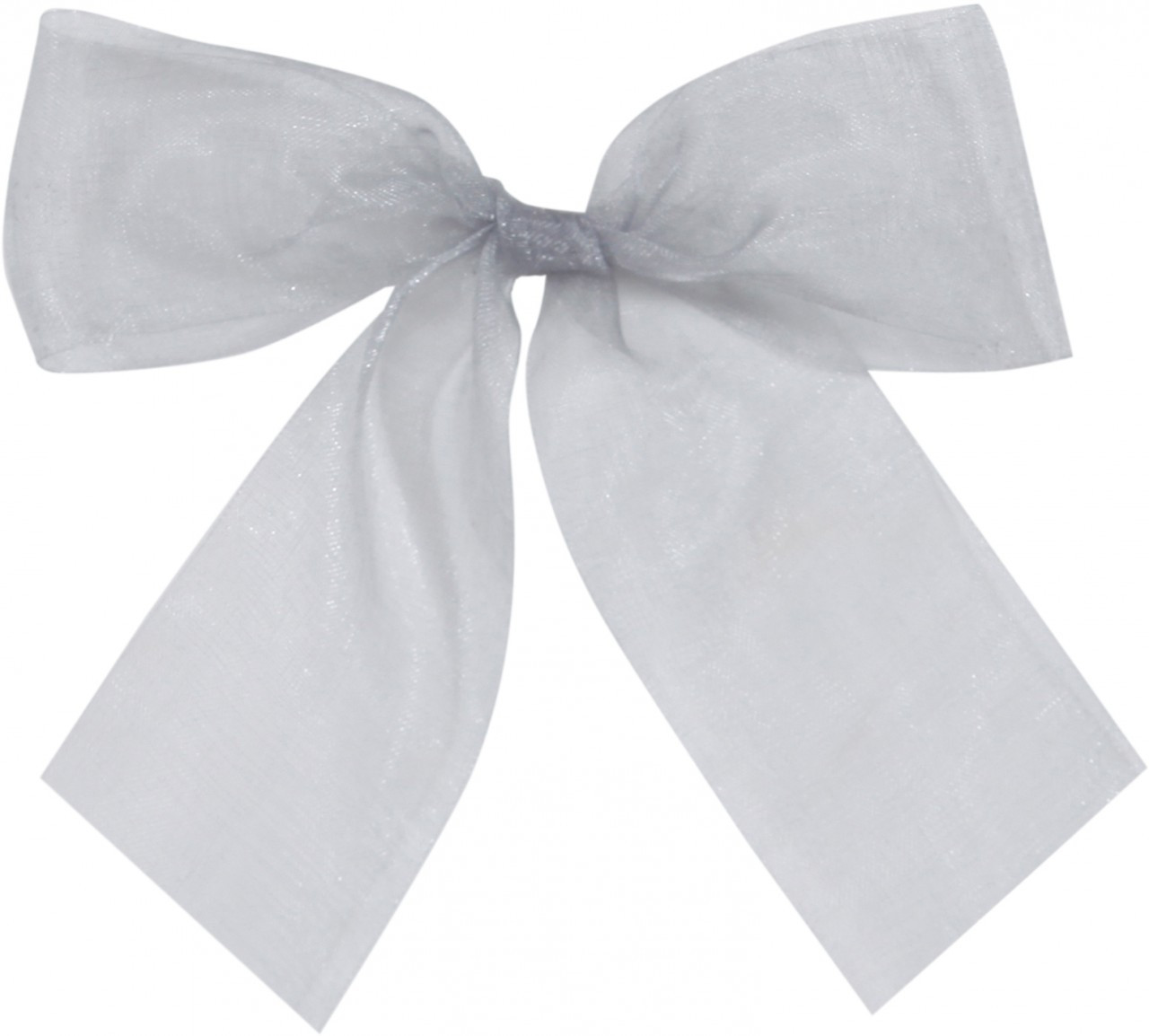 Organdy Ribbion Organdy Wired Ribbon - Pewter - Dark Silver