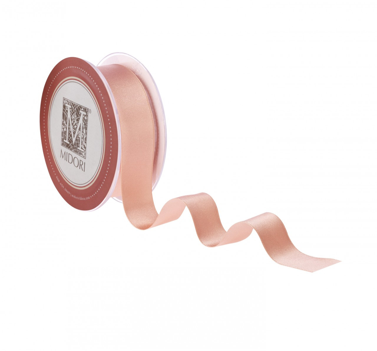 Premium satin ribbon (1.5 Inch) - Peach