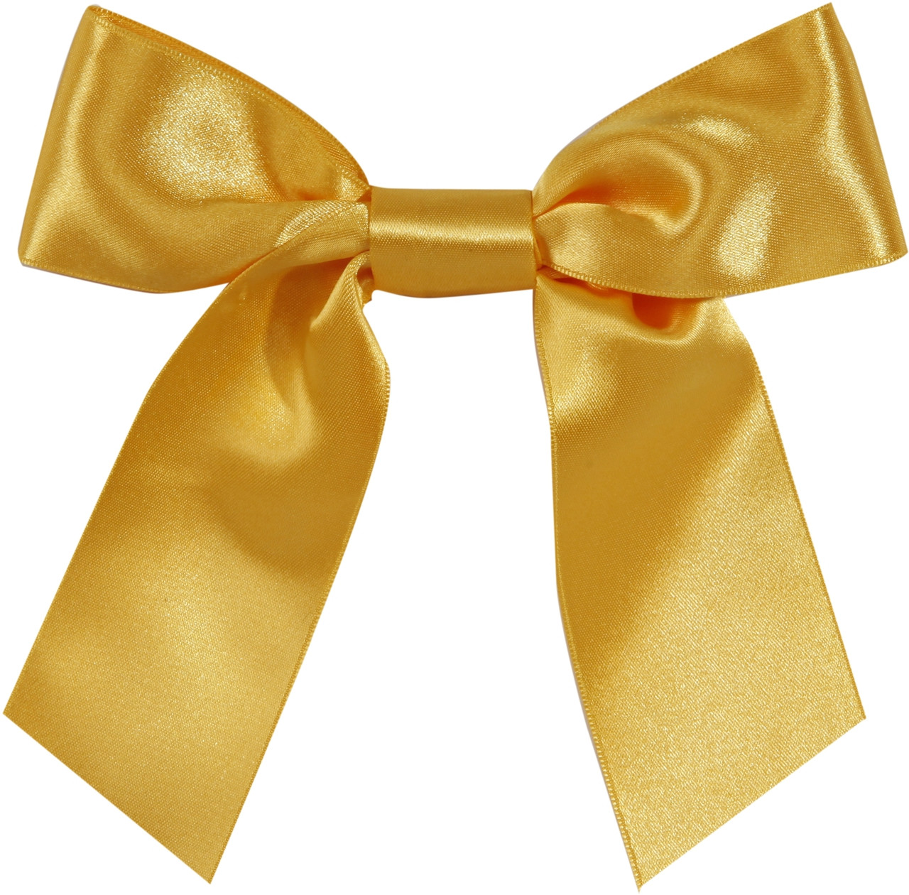 Custom Printing on Double Faced Satin Ribbon - Gold Satin Printed Ribbon