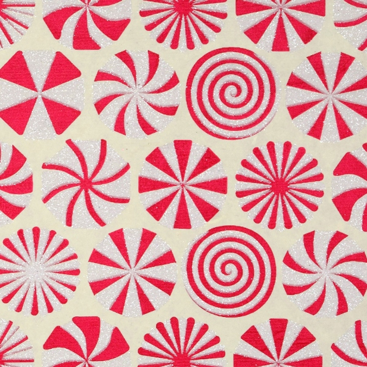 Peppermint Gift Wrap Pink and Red Wrapping Paper Christmas -  in 2023