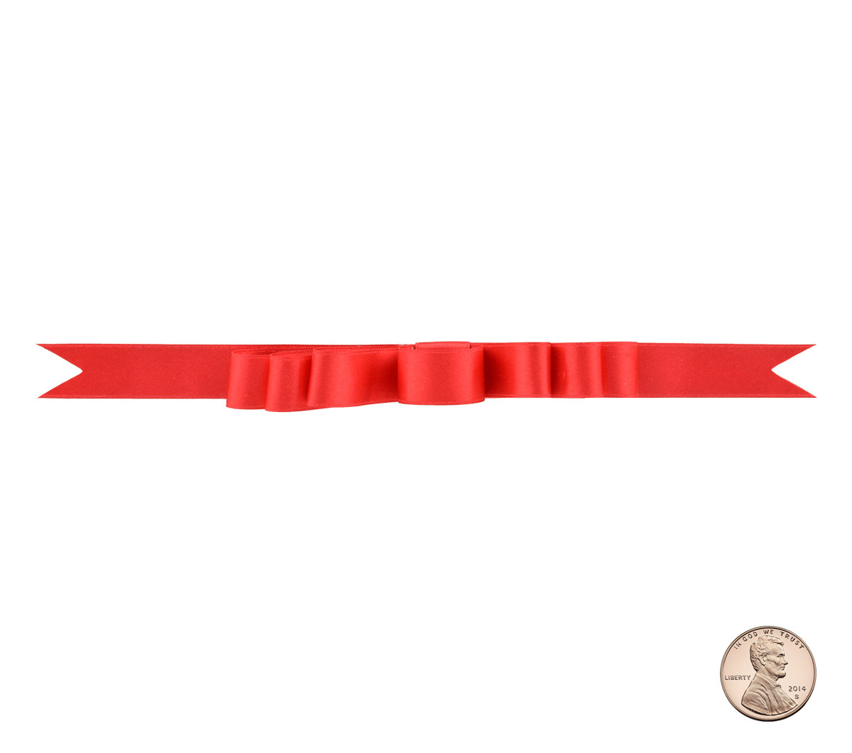 Triple Layer Bow Topper | Red Ribbon Gift Topper