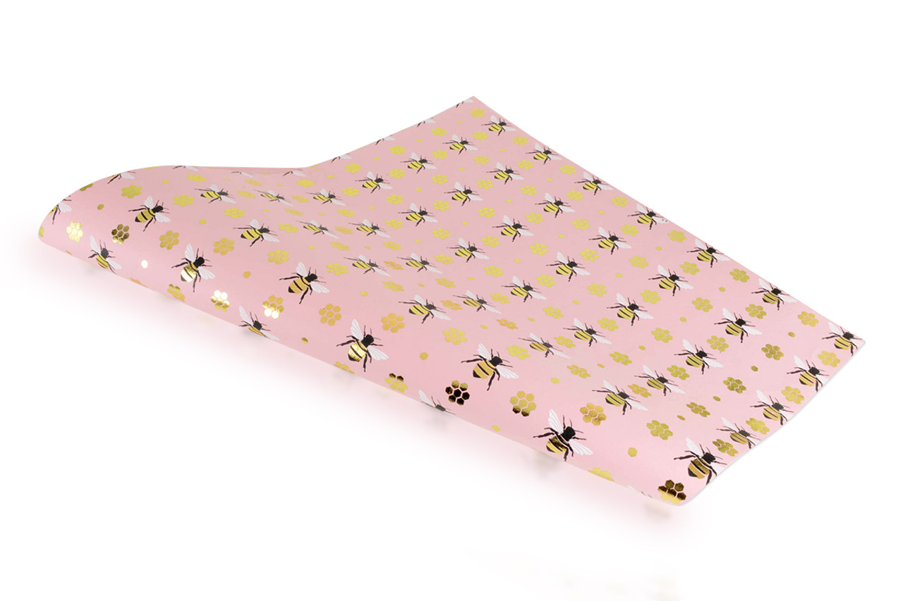 Honey Bee Wrapping Paper – And so to Shop