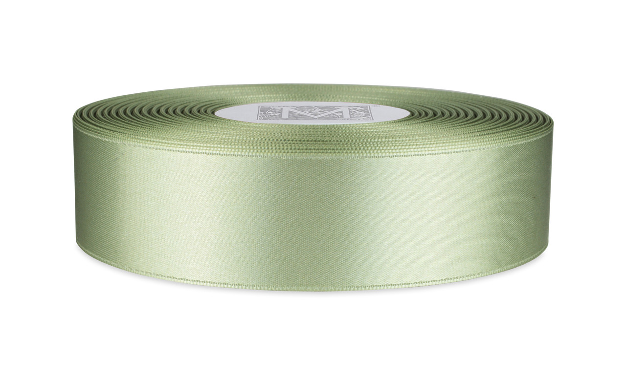  DINDOSAL Double Face Satin Ribbon 1 Inch Sage Green