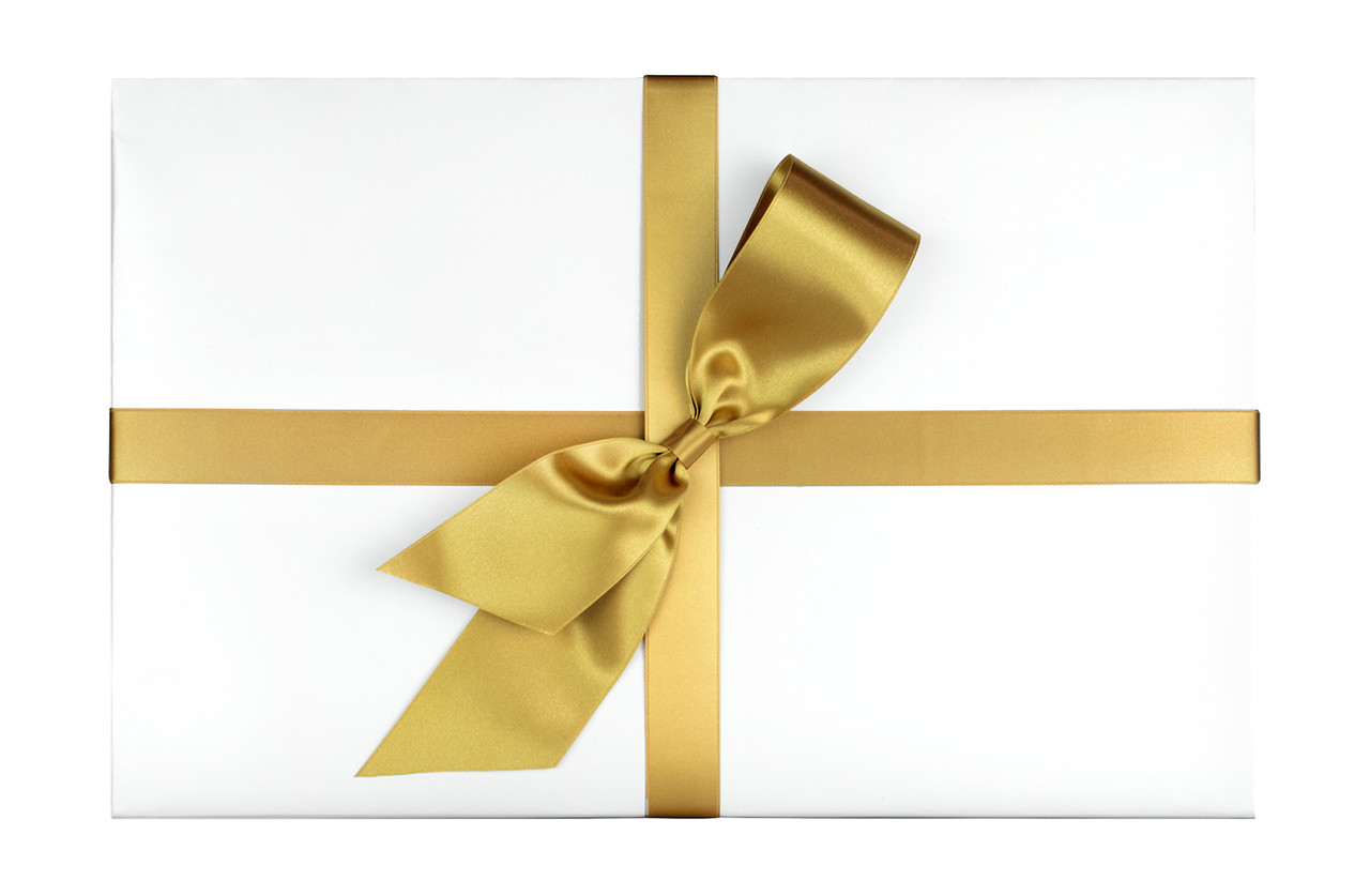 Large Japanese Paper Gift Box Gold Metallic - Midori Retail