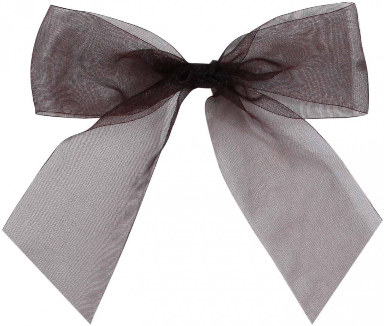 Organdy Ribbion Organdy Ribbon - Bark - Dark Brown Ribbon