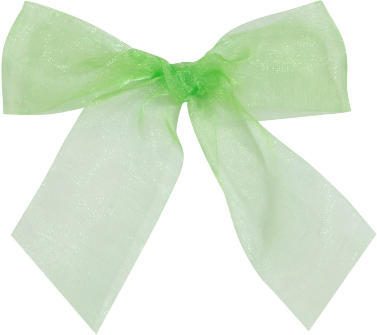 Organdy Ribbon - Chartreuse / Green Sparkle Ribbon