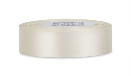 Double Faced Satin Ribbon - Bone