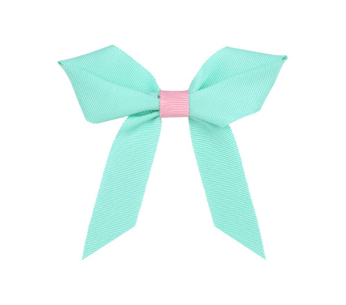 Two color Grosgrain Bow: Breeze Topper 