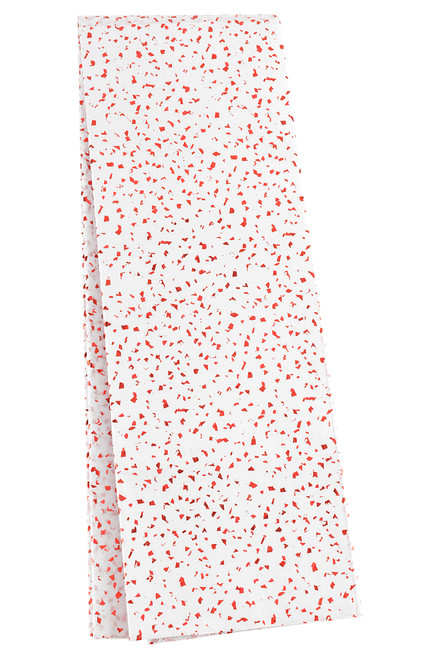 Speckled Tissue Paper - Red Metallic