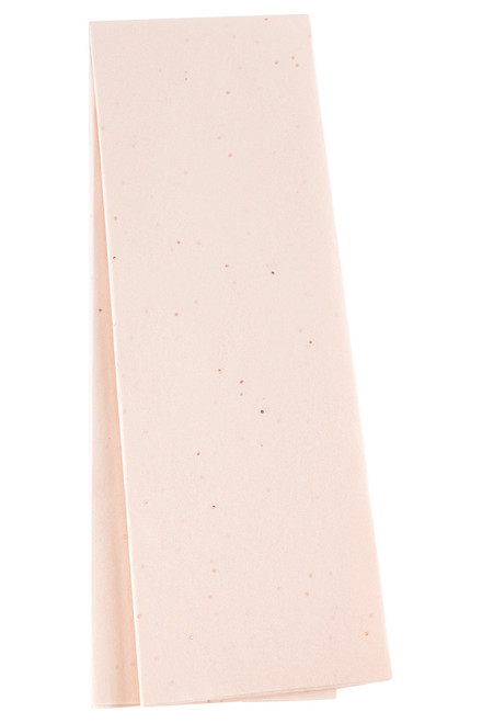 Speckled Tissue Paper - Rose Gold Metallic on Blush