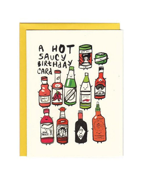 Hot Saucy Birthday Card