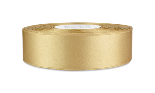 Champagne Satin Ribbon 1/2 Inch 50 Yard Roll for Gift Wrapping