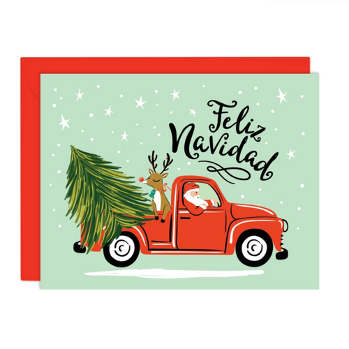 Feliz Navidad Santa Truck